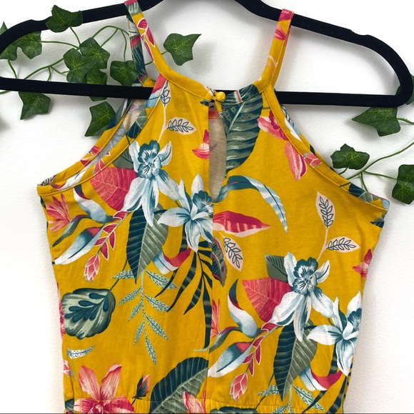 Old Navy Girls Tropical Floral Short Romper SZ XL - Picture 5 of 6